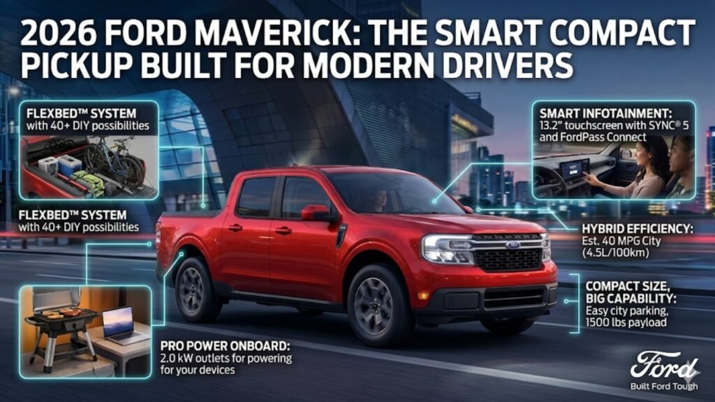 2026 Ford Maverick: The Smart Compact Pickup Built for Modern Drivers