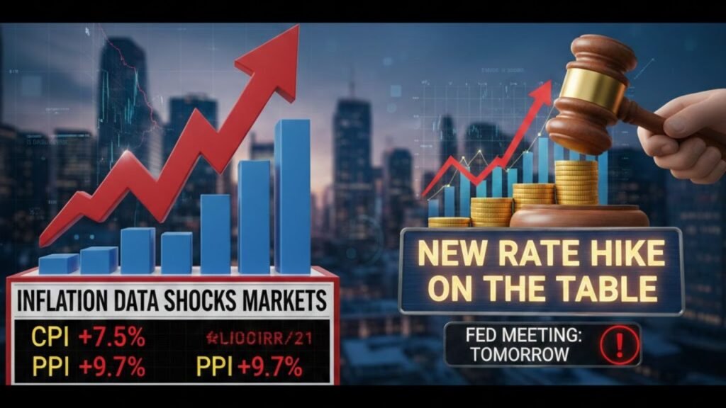 Inflation Data Shocks Markets, Puts New Rate Hike on the Table