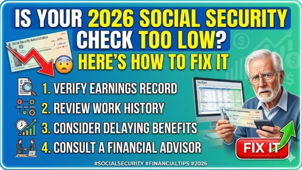 Is Your 2026 Social Security Check Too Low? Here’s How to Fix It