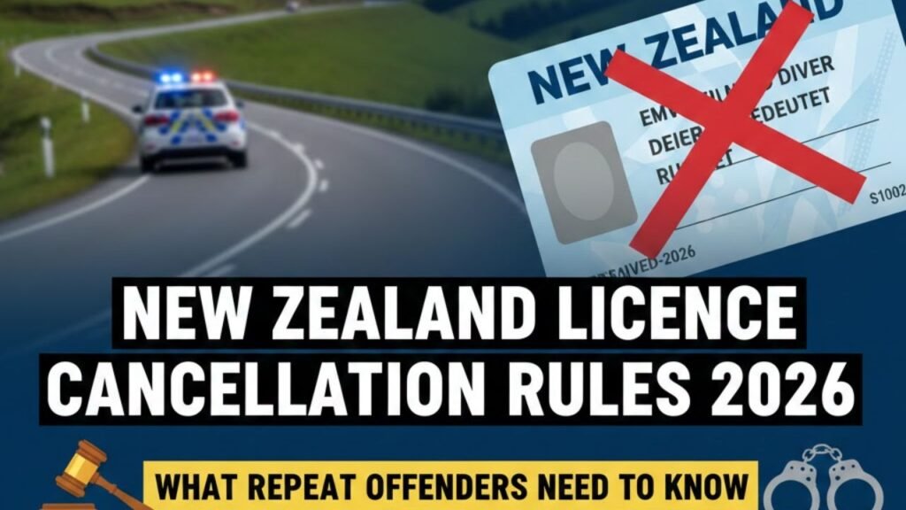 New Zealand Licence Cancellation Rules 2026: What Repeat Offenders Need to Know