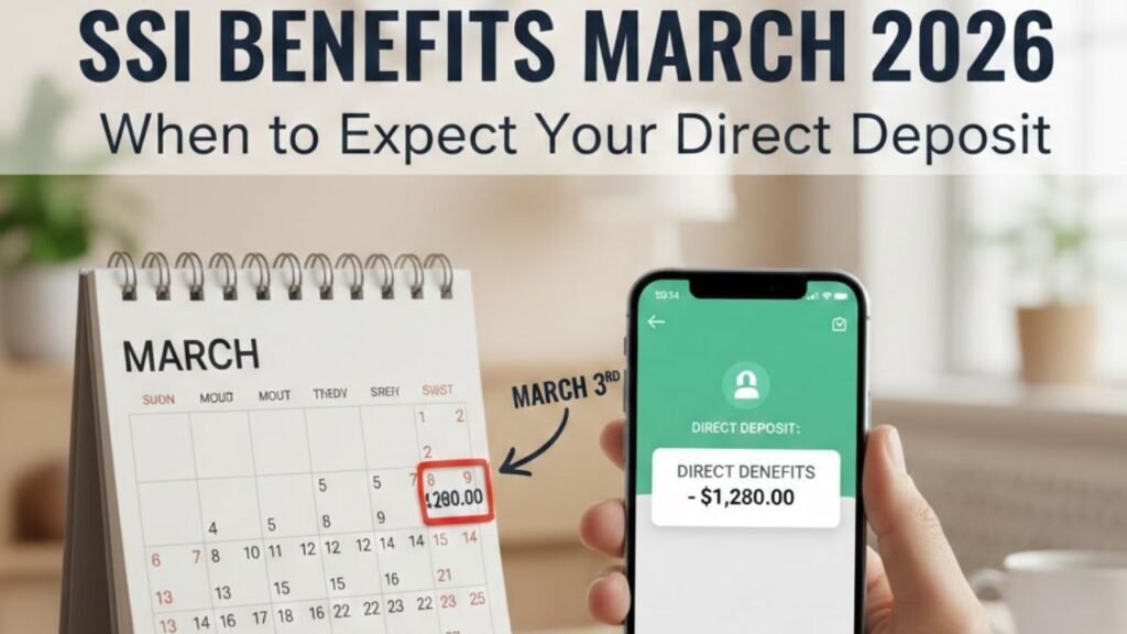 SSI Benefits March 2026: When to Expect Your Direct Deposit