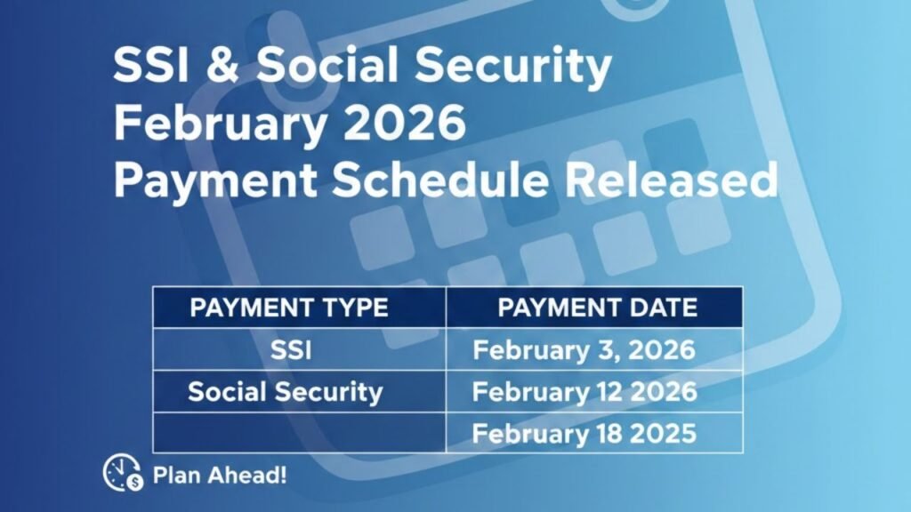 SSI & Social Security February 2026 Payment Schedule Released