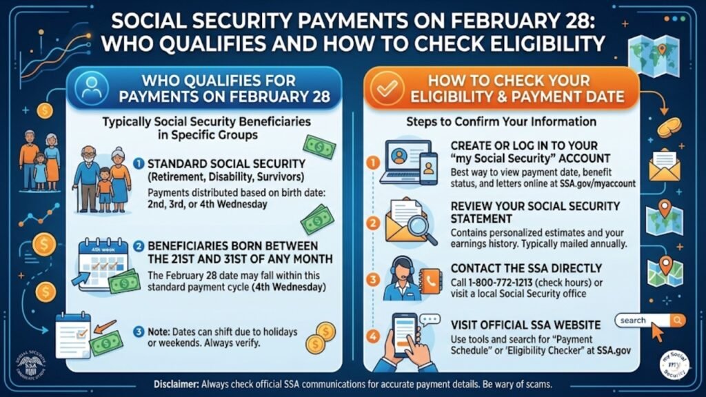 Social Security Payments on February 28: Who Qualifies and How to Check Eligibility