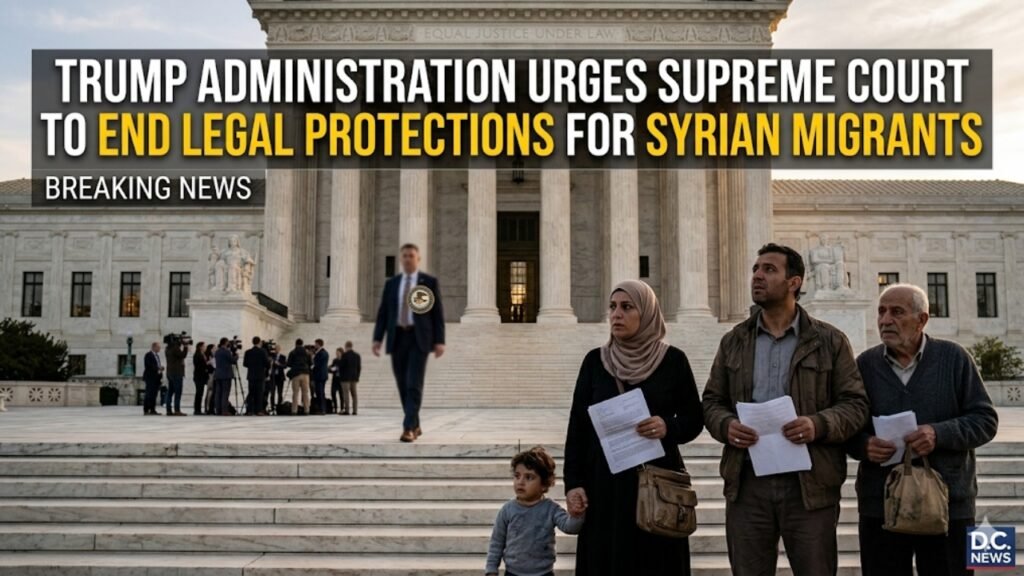 Trump Administration Urges Supreme Court to End Legal Protections for Syrian Migrants