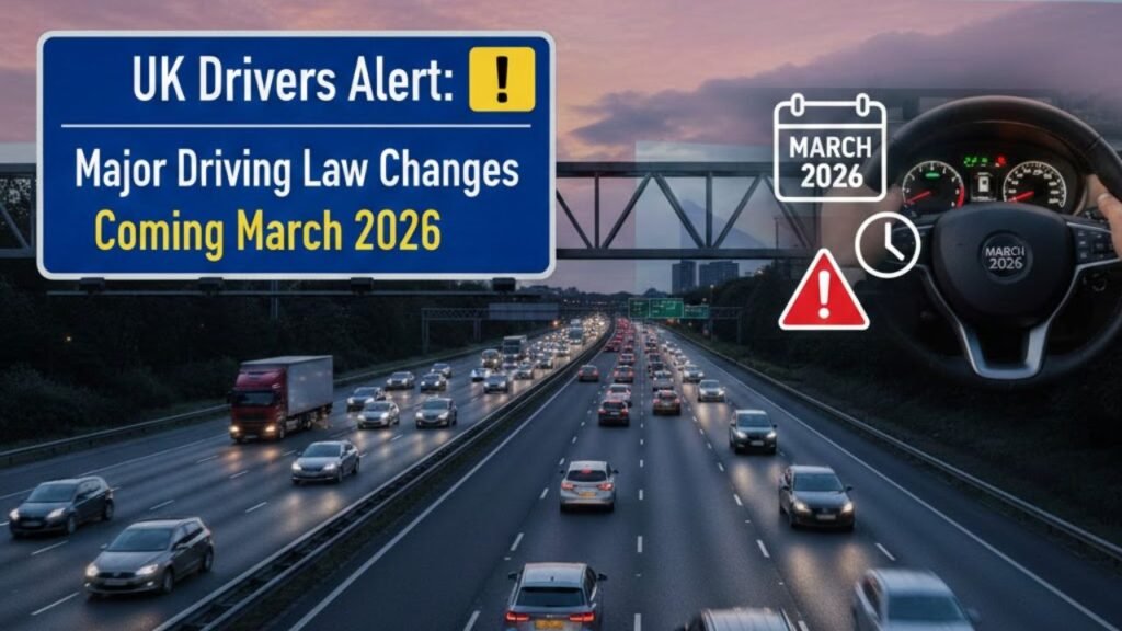 UK Drivers Alert: Major Driving Law Changes Coming in March 2026