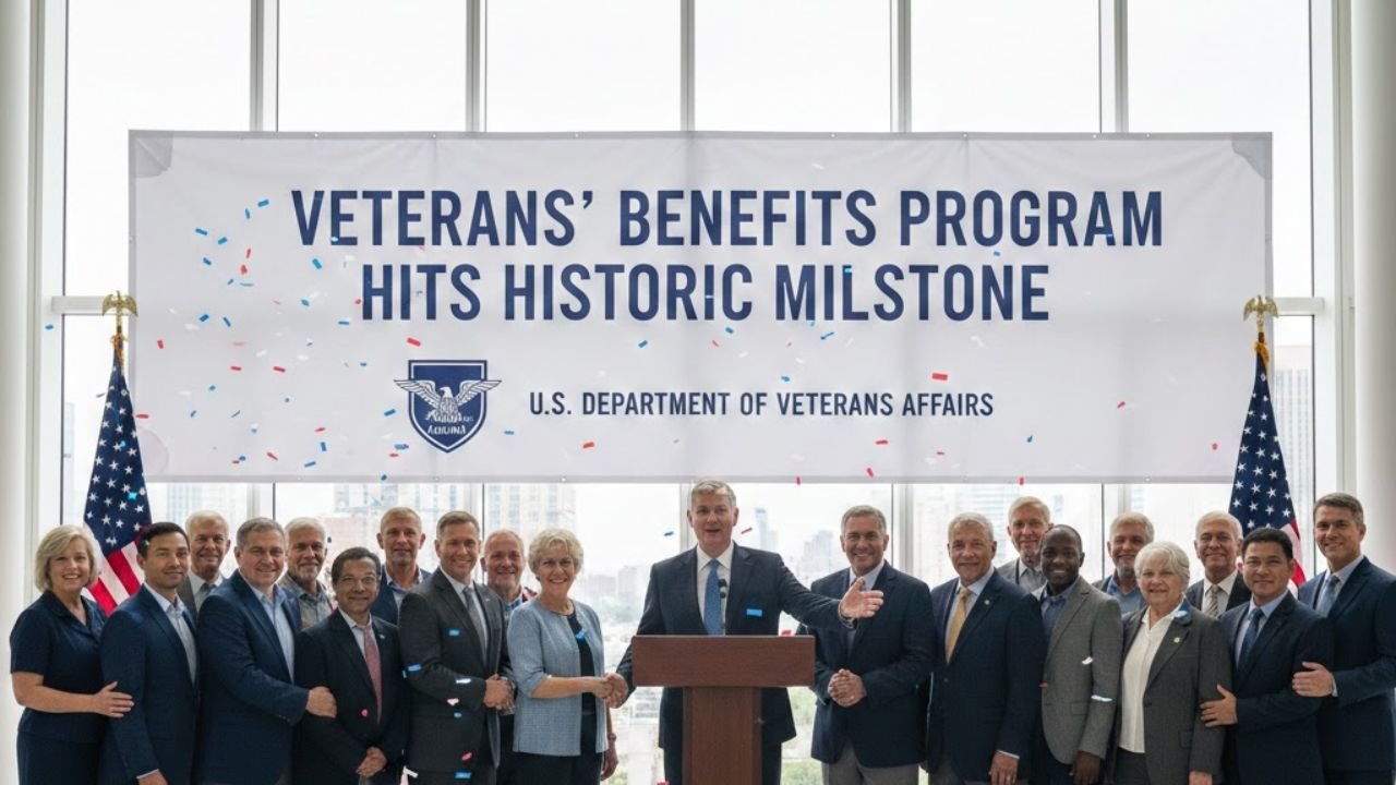 Veterans’ Benefits Program Hits Historic Milestone, Says U.S. Department of Veterans Affairs